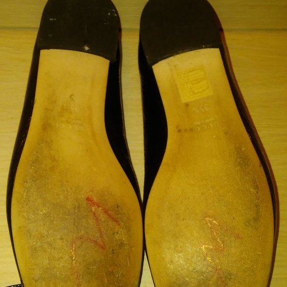 Gucci Microguccissima Patent Leather Ballet Flat with Bow size 35.5 - Picture 6 of 8
